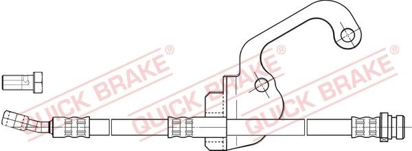 Brake Hose QUICK BRAKE QB50838