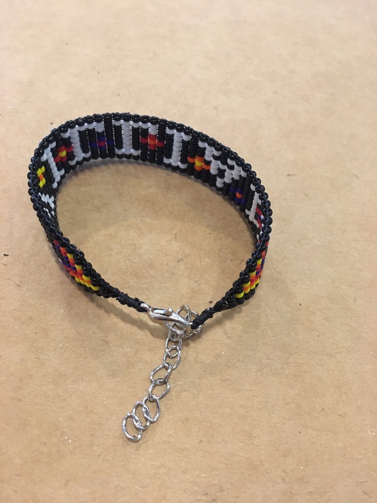 Model #A105, Czech Hand Beaded Bracelet.