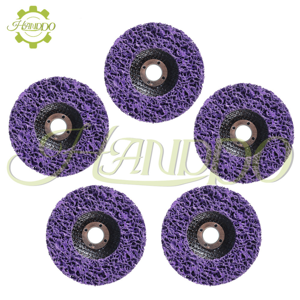 30Pack 4" Poly Strip Disc Wheel Paint Rust Removal Clean For Angle Grinder