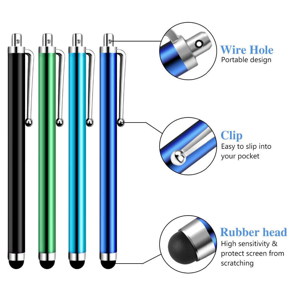 10-30PCS Universal Capactive Touch Screen Stylus Pens For iPad iPhone Android PC