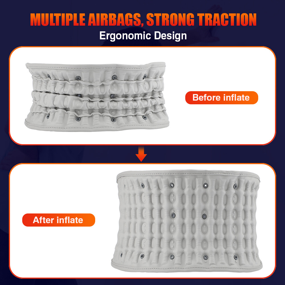 Heating Massage Decompression Belt Lumbar Support for Lower Back Pain Relief