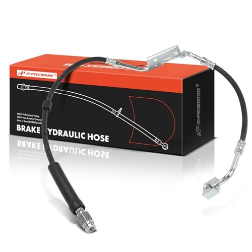 Front Driver Side Brake Hydraulic Hose Compatible with Dodge Models - Ram