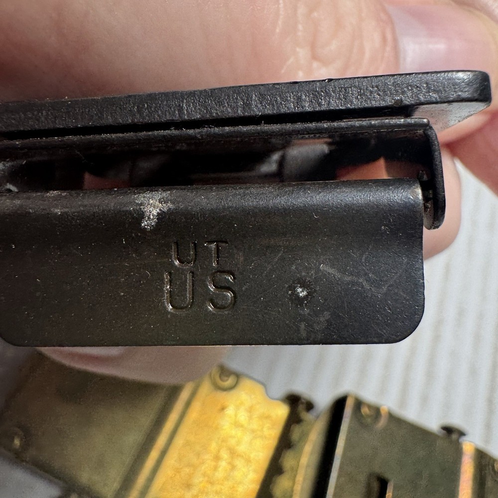 US Military EM Buckles – Group of 3 . Brass