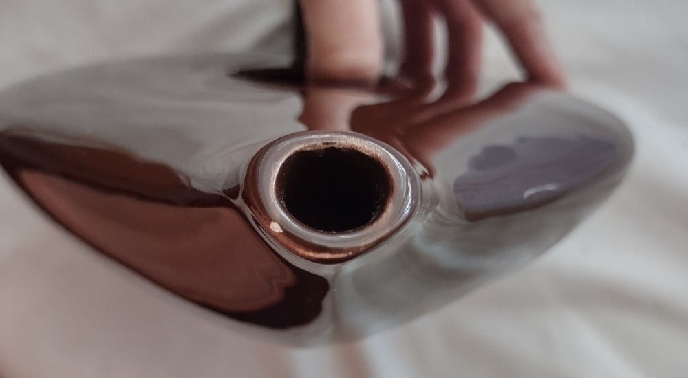 Teapot Modern Brown ceramic pitcher