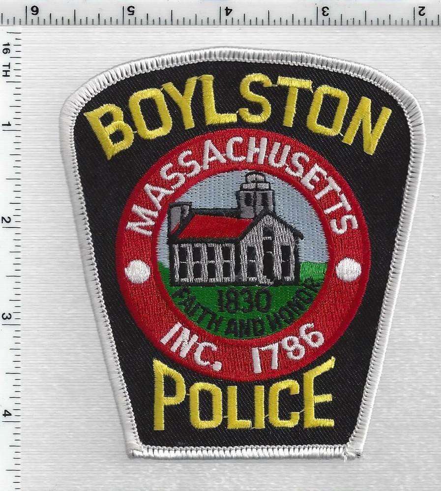 Boylston Police (Massachusetts) 3rd Issue Shoulder Patch