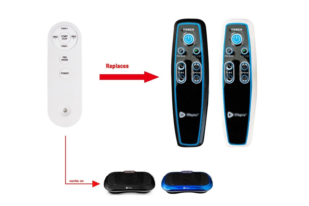 Replacement Remote Control for LifePro Waver Vibration Plate Exercise Machine