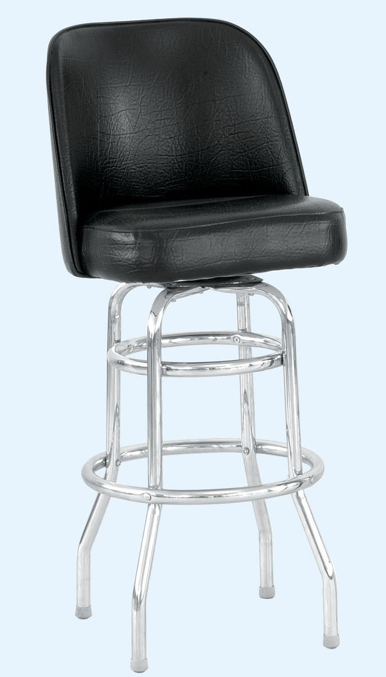 Bucket Seat Metal Counter  24" Stool