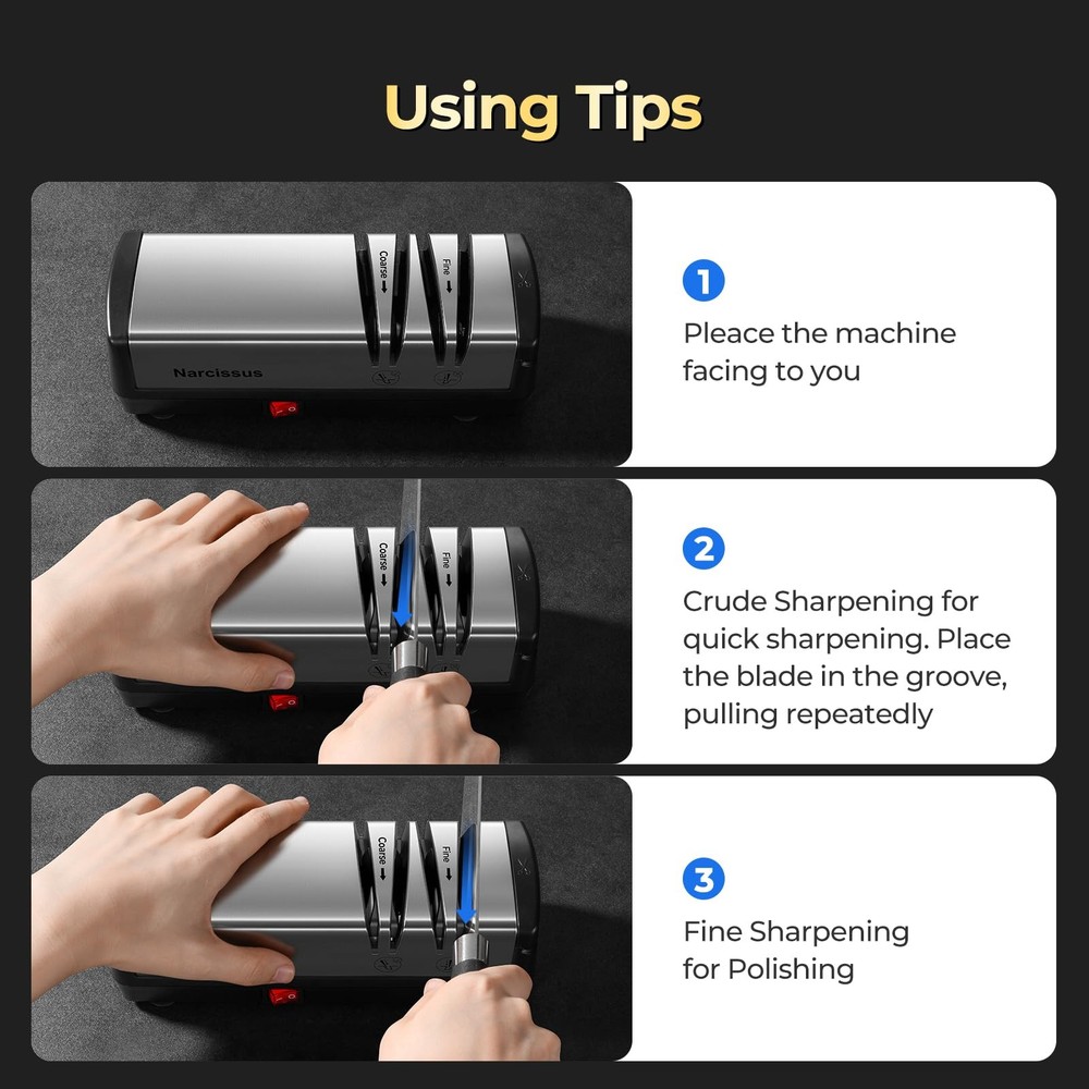 Sharpener, Protable Diamond Sharpener for Stainless Steel and Ceramic , with ...