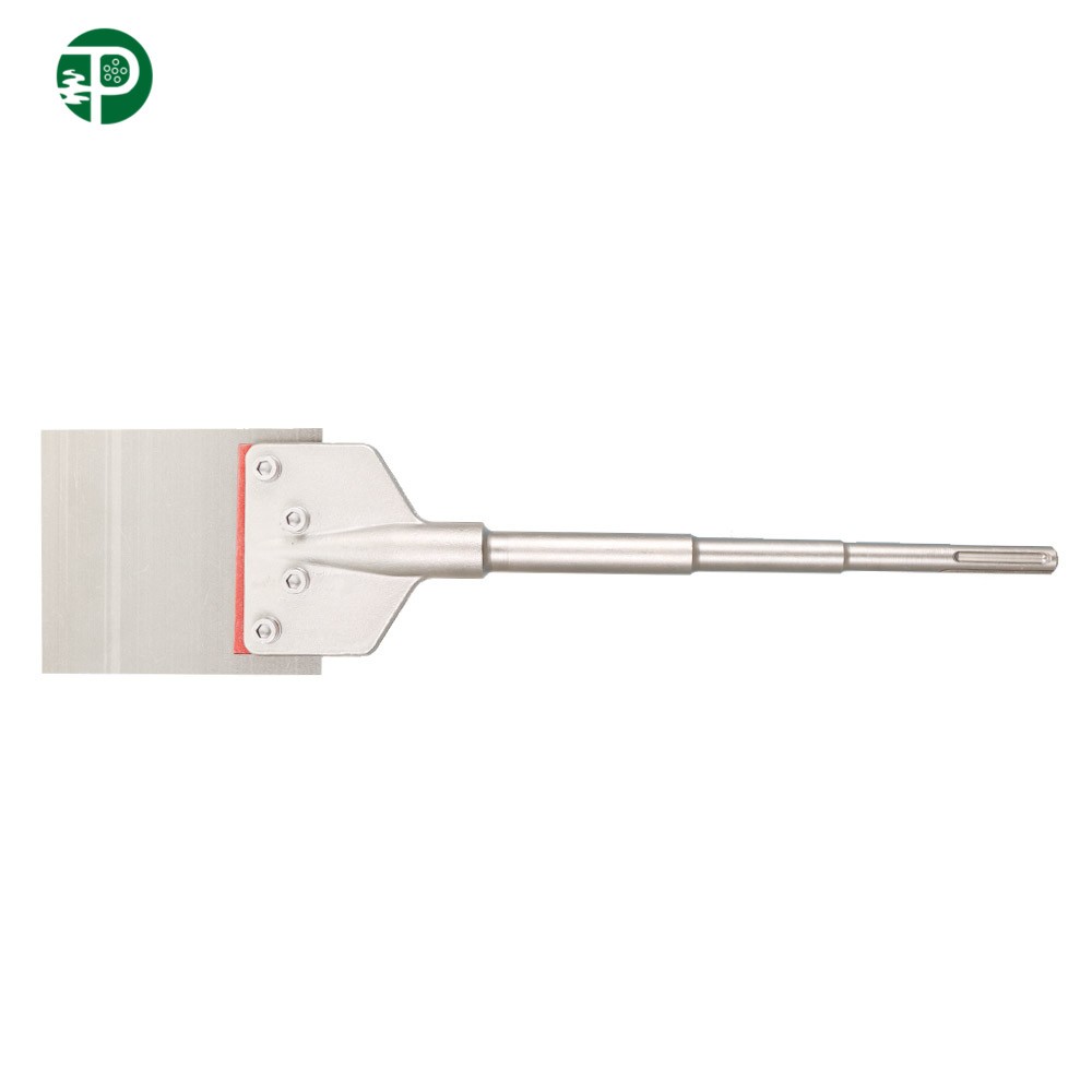 6" × 25" SDS Max Floor Scraper 6” Wide Tile Removal Bit & Heavy Duty Blade