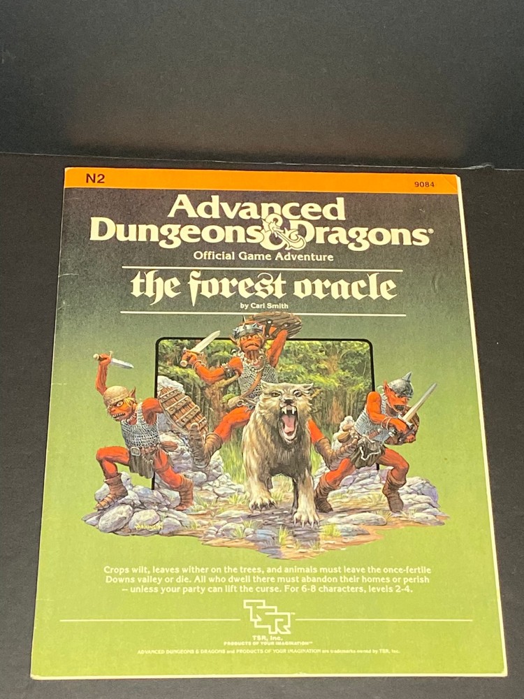 AD&D - The Forest Oracle - Module N2 - TSR 9084 - 1984 - VF