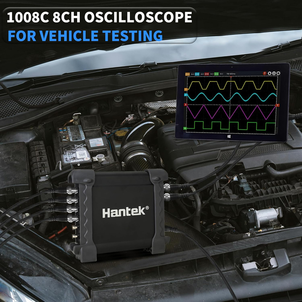 1008C PC USB 8CH Automotive Diagnostic Digital Oscilloscope/Daq/Programmable Gen