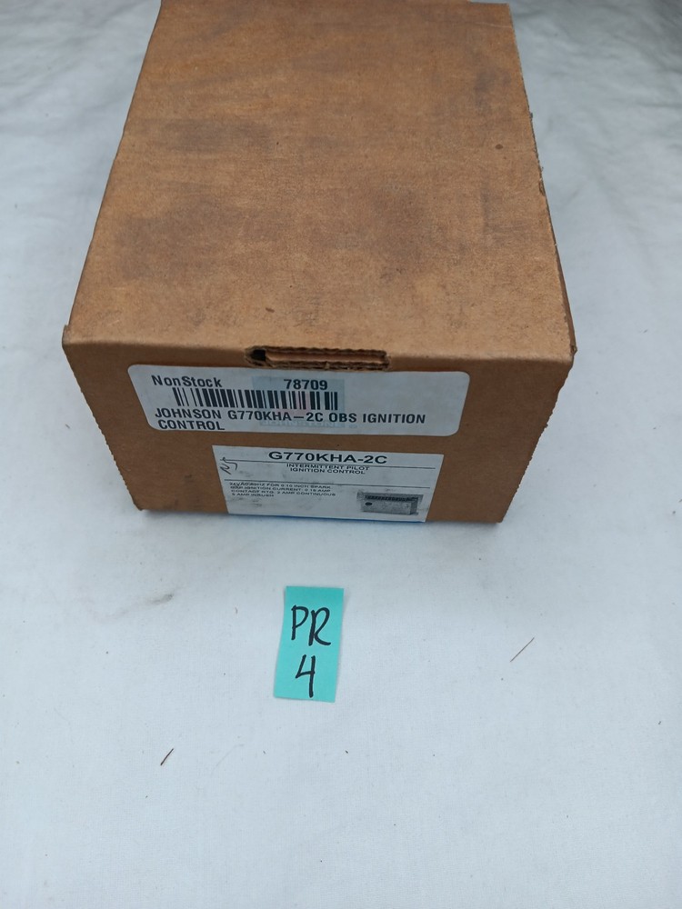 JOHNSON CONTROLS G770KHA-2C Intermittnet Pilot Ignition Control
