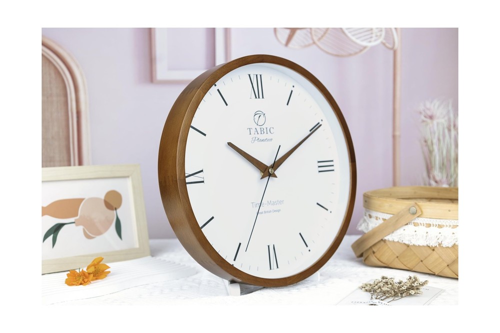 Roman Numeral Wall Clock – Quality Handmade Clock with Classic and Timeles