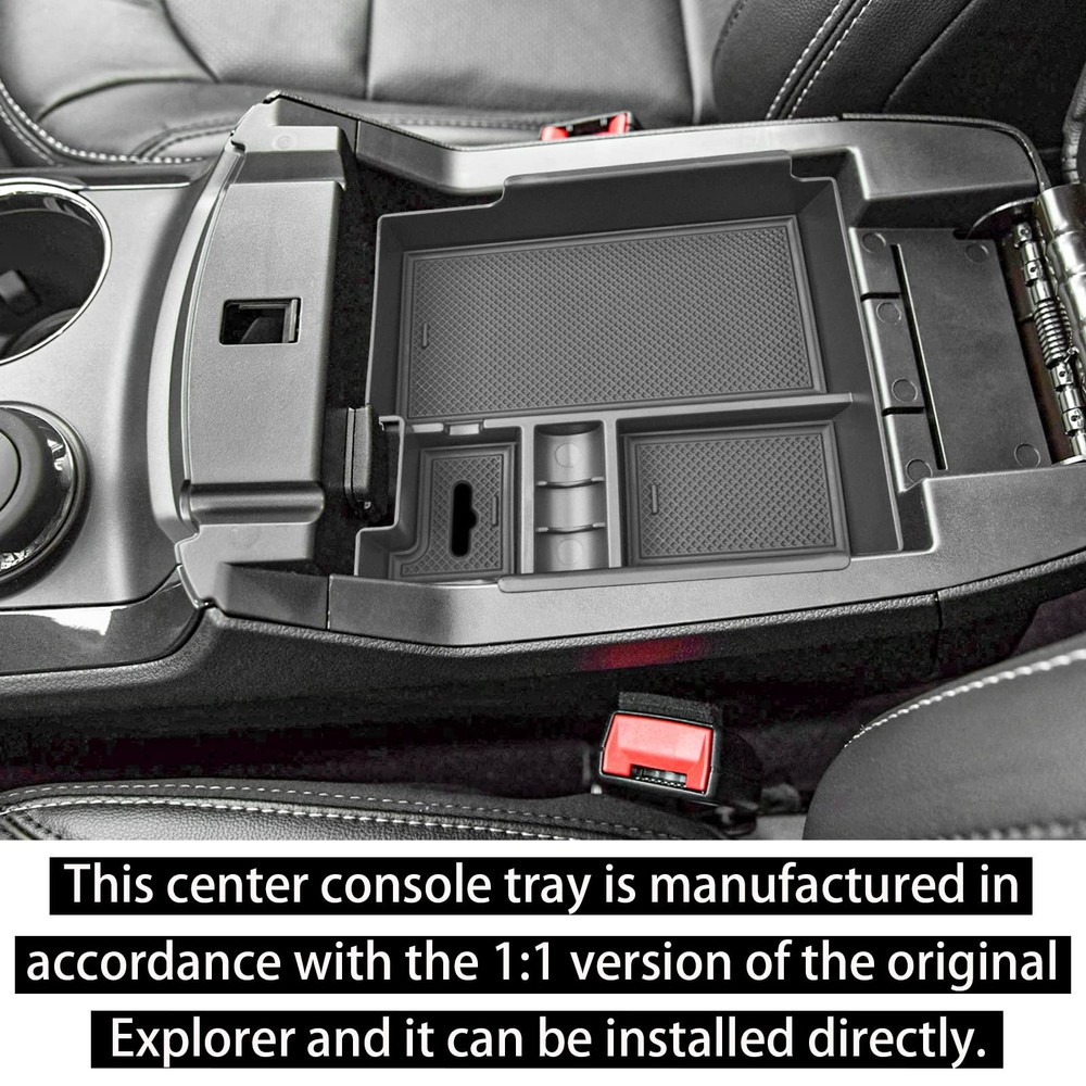 RUNROAD Center Console Insert Organizer Compatible with Explorer 2012-2019