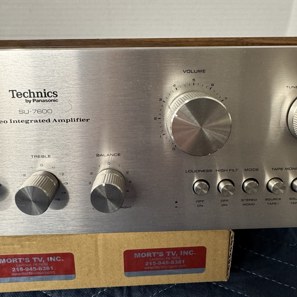 TECHNICS SU-7600 VINTAGE INTEGRATED AMPLIFIER - SERVICED - CLEANED - TESTED