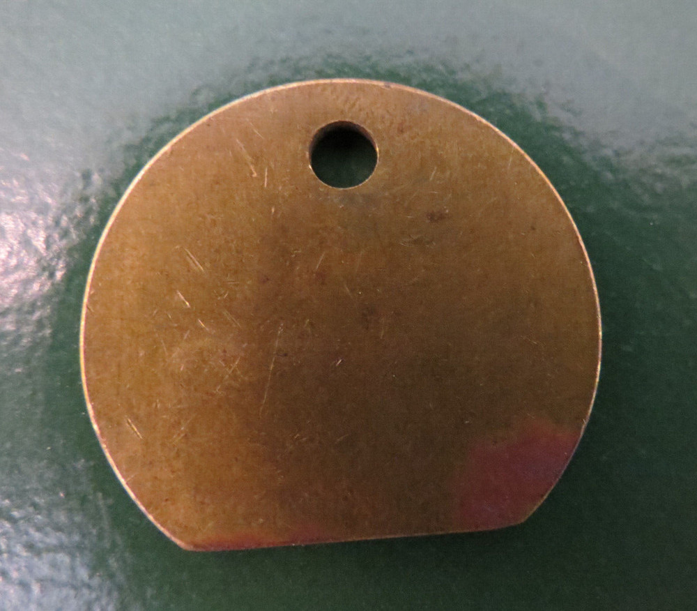 HATFIELD Colliery Pit Check Tally - marked HATFIELD 2156