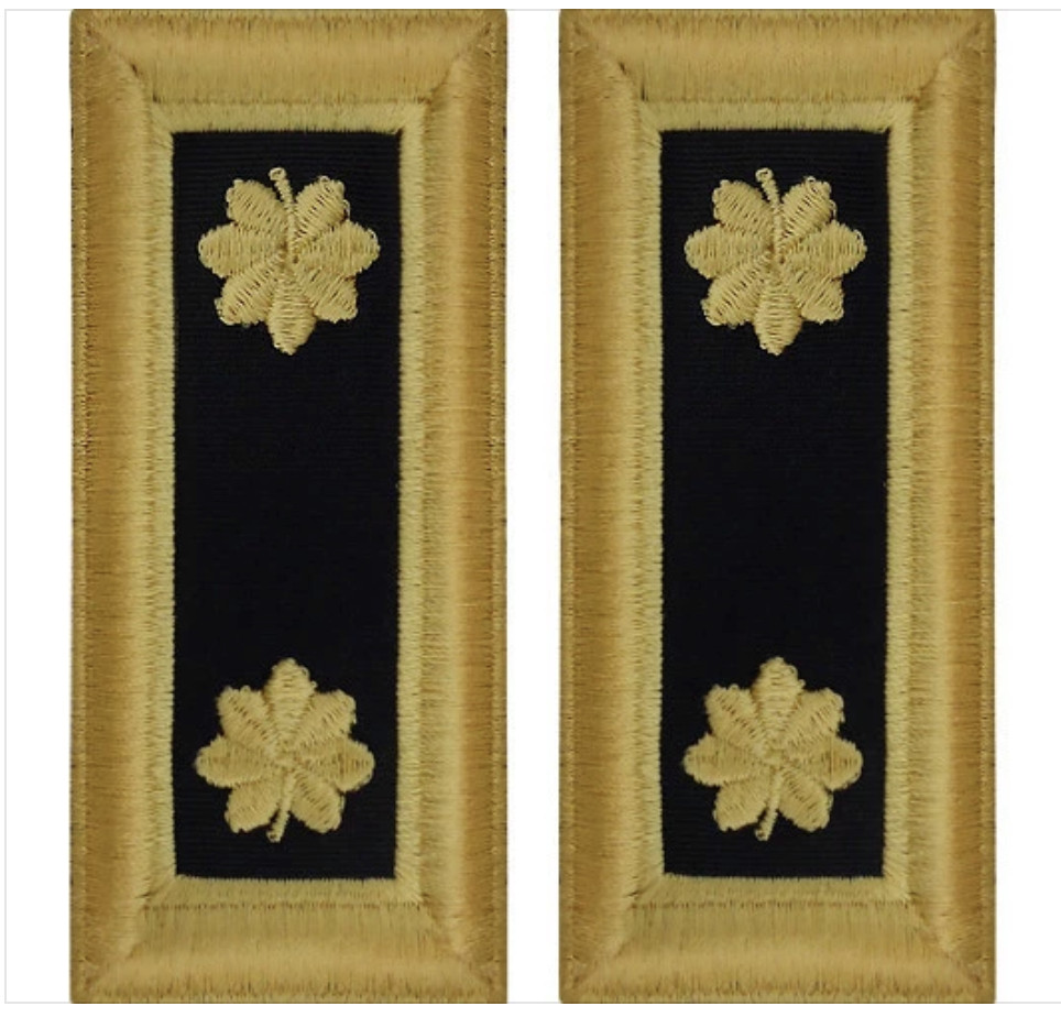 GENUINE U.S. ARMY SHOULDER STRAP: MAJOR CHAPLAIN