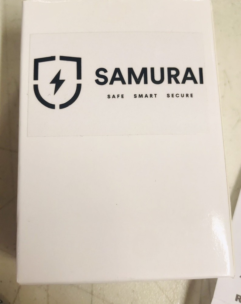 Samurai Personal Alarm Keychain with LED Light