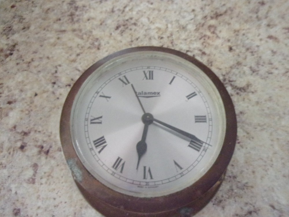Original 1900's Made in Germany ship Clock