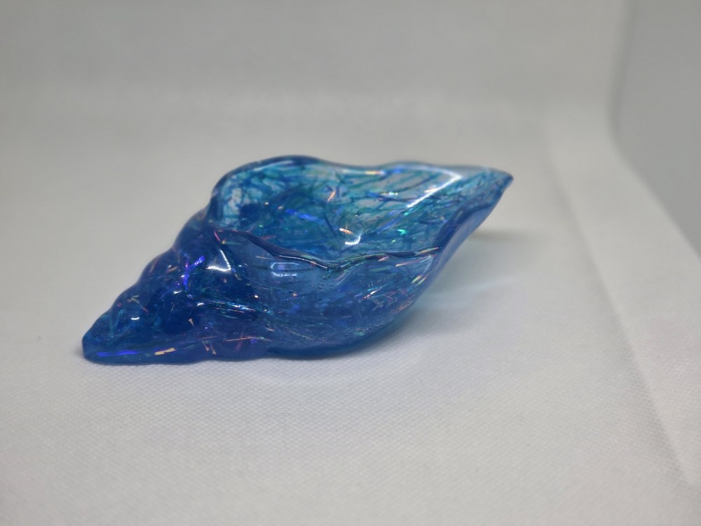 Small handmade Resin shell trinket dish
