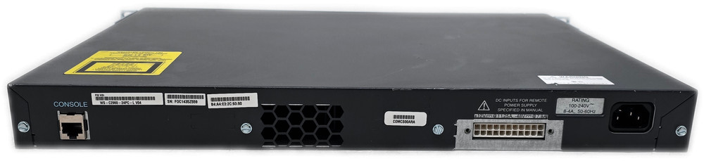 Cisco WS-C2960-24PC-L 24-Port PoE Ethernet Switch