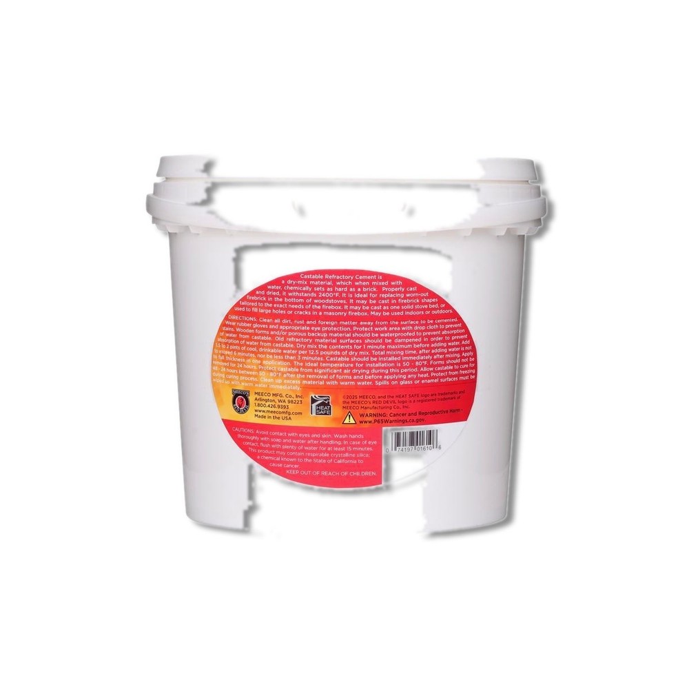 Meeco's Red Devil Refractory Cement 1610