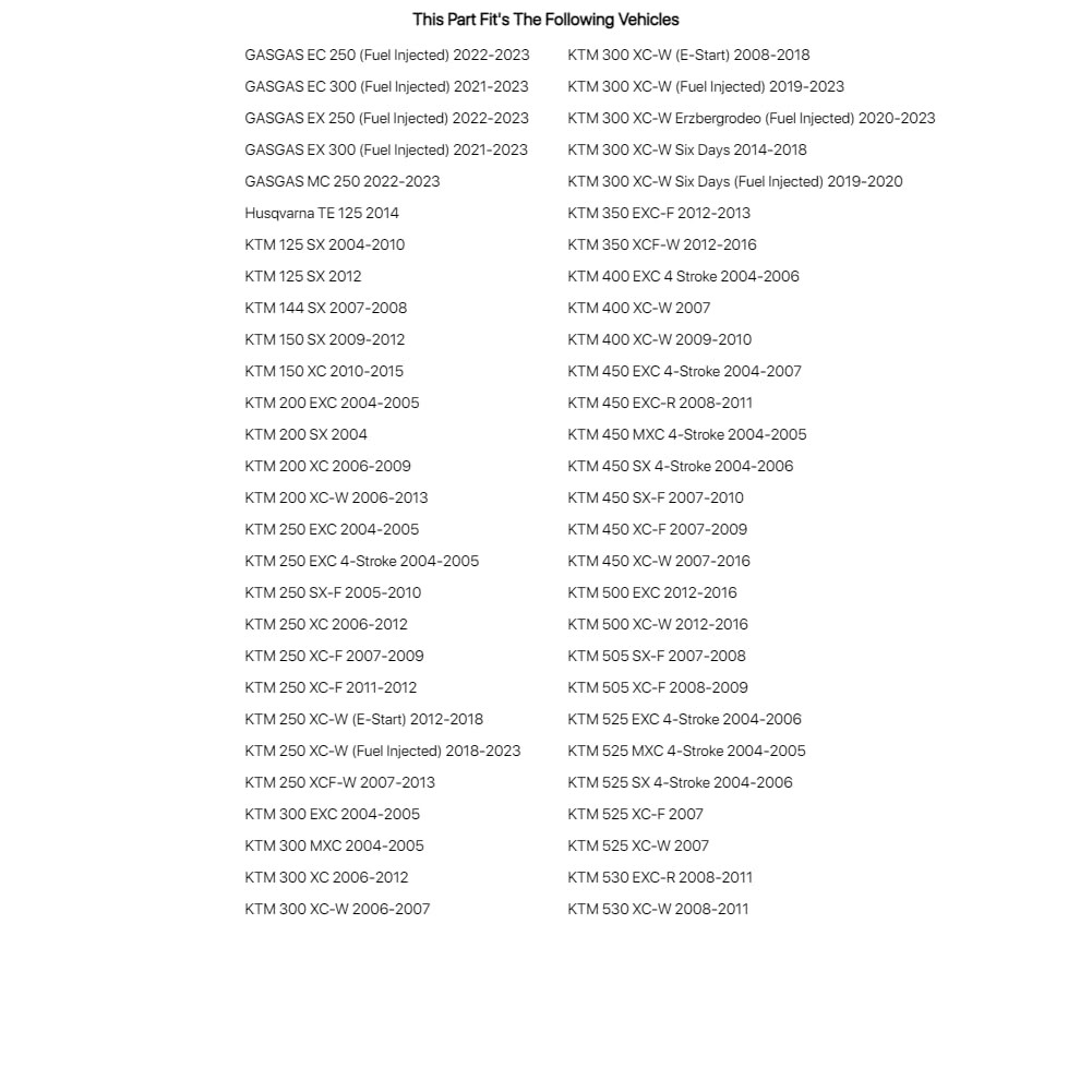 Tusk Rear Motorcycle Steel Braided Brake Line Orange For KTM 250 XC 2006-2012