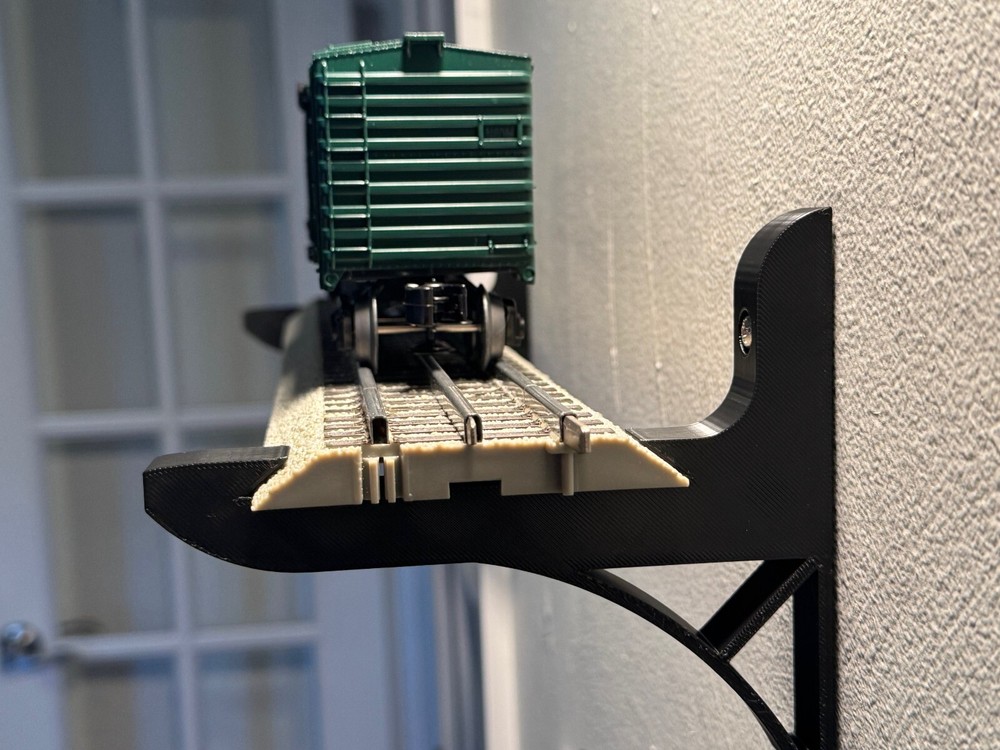 O Scale Wall Mount Bracket - Single Bracket (FasTrack Compatible)