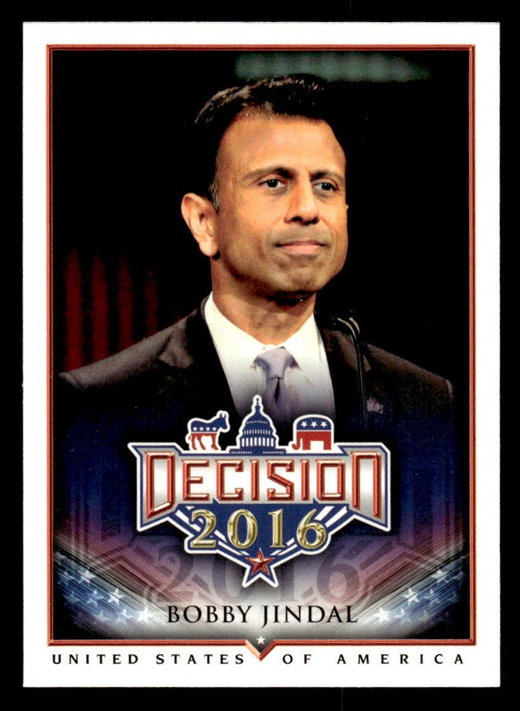 2016 Decision 2016 #3 Bobby Jindal Card
