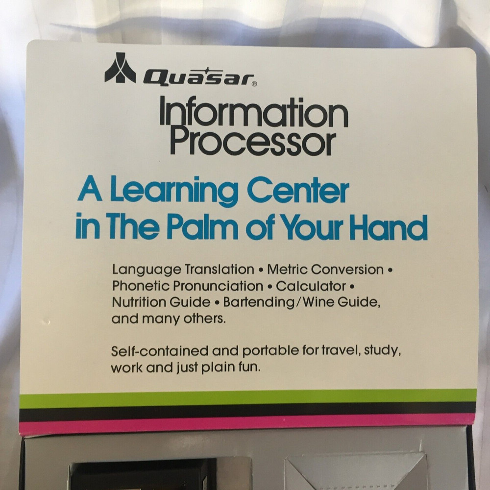 Quasar Information Processor Language Translator Metric HC2000RA Vtg Computer