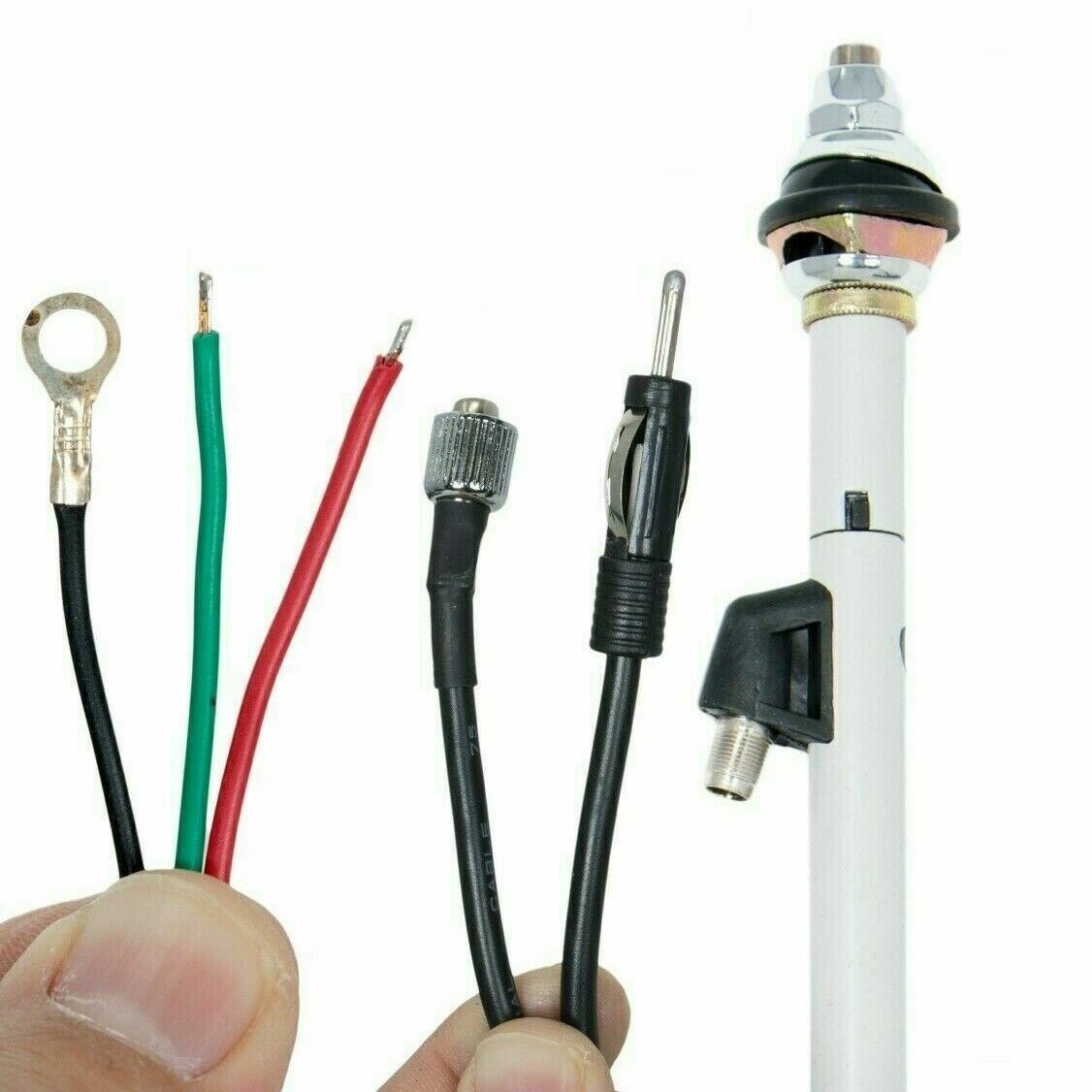 Universal Electric Power Automatic Antenna Car SUV AM FM Radio Aerial 12V Ver 2