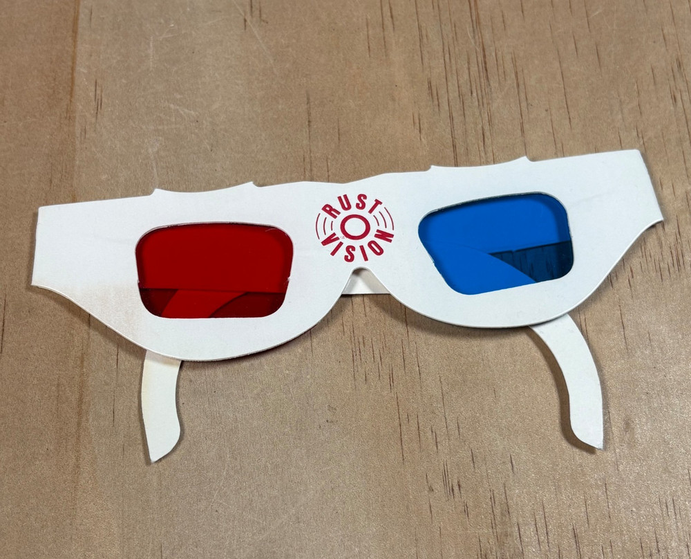 Neil Young Rust Never Sleeps 1978 Tour Rust-O-Vision 3D Glasses Concert Promo