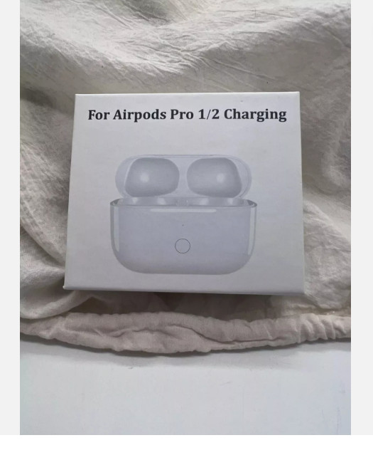 Wireless Charging Case Replacement for AirPods Pro 1/2 Charging Case, Only