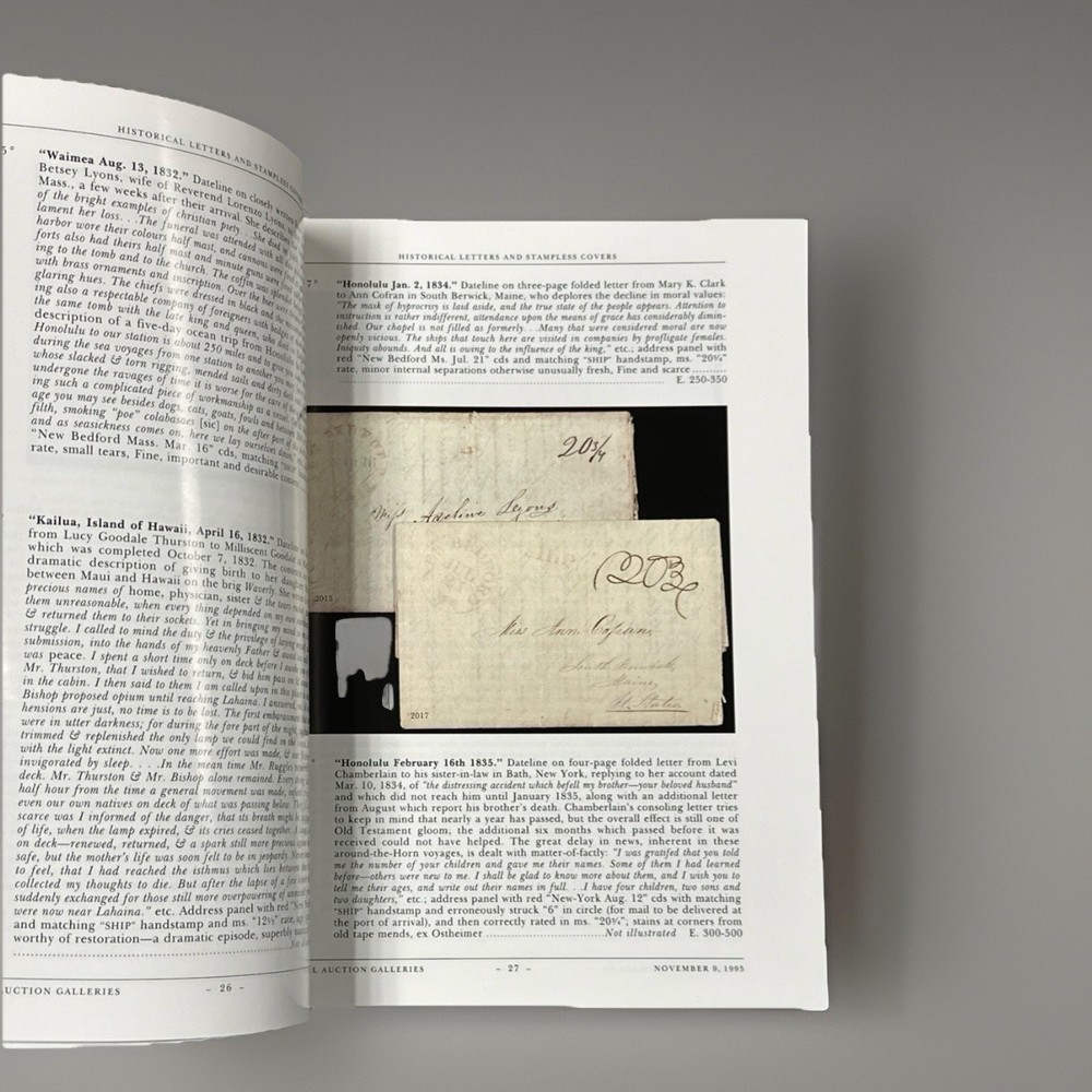 The Honolulu Advertiser Collection Hawaii Postal History