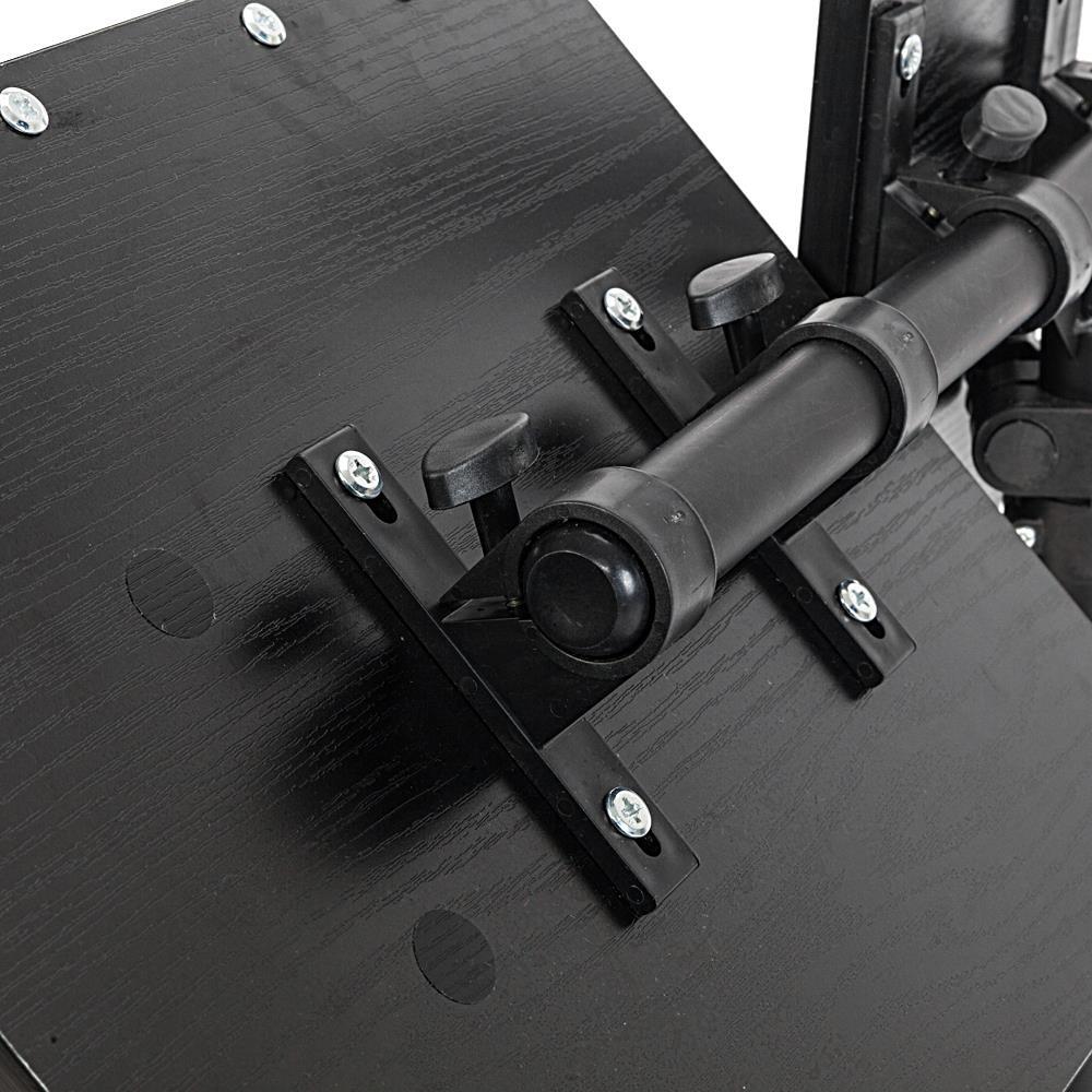 Rolling Portable Laptop Desk Foldable Lap Bed Tray Adjustable Table Stand Desk