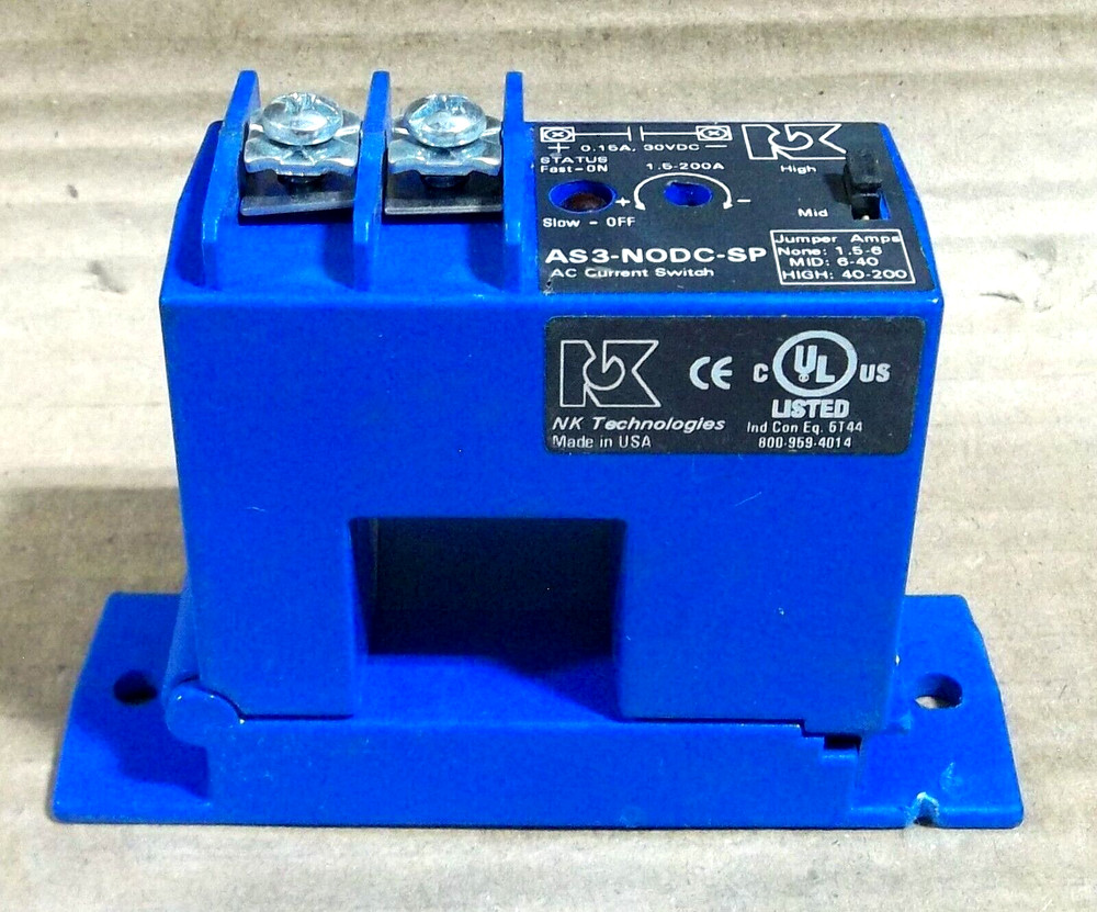 NEW NK TECHNOLOGIES AS3-NODC-SP SERIES AS3 AC CURRENT SENSING SWITCH AS3NODCSP