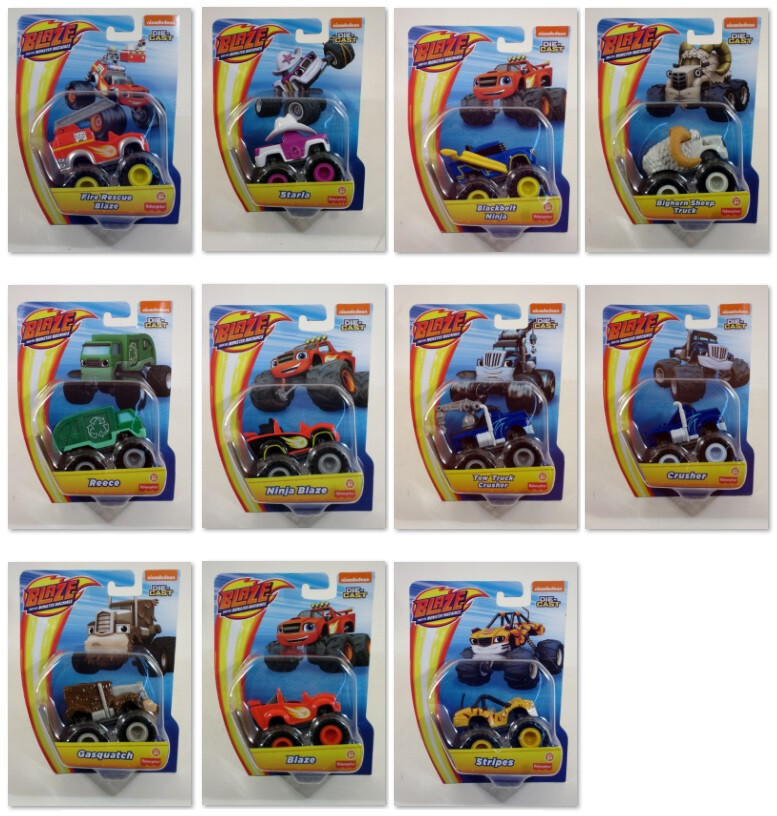 Nickelodeon Blaze and the Monster Machines Die-Cast Vehicles 11 Styles to Choose