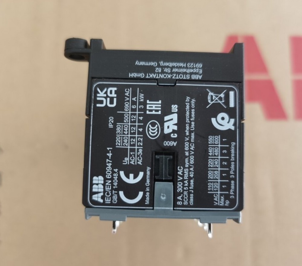 ABB Mechanical Interlocking Contactor VBC6-30-01-P 24V DC