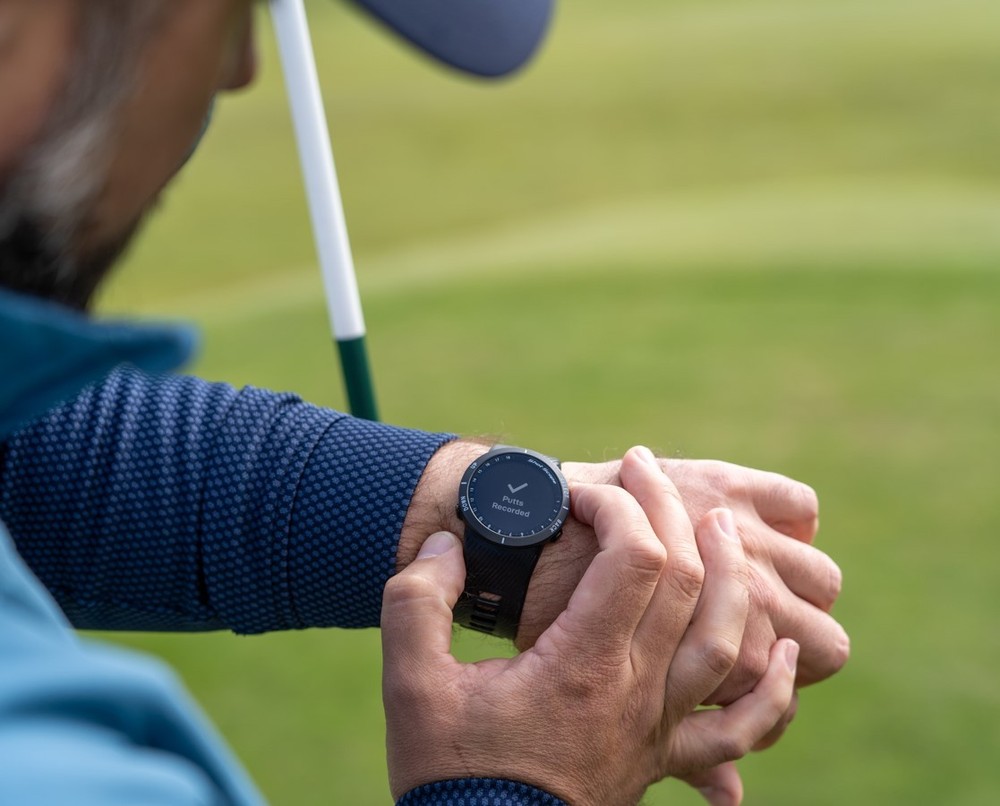 Shot Scope V5 GPS & Performance Tracking Touch Screen Golf Watch, Black