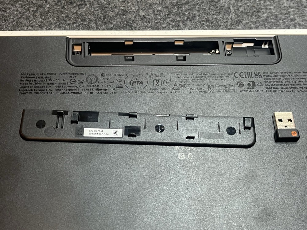 Logitech K780 Wireless Keyboard Multi Device Bluetooth + Mouse Combo With Dongle