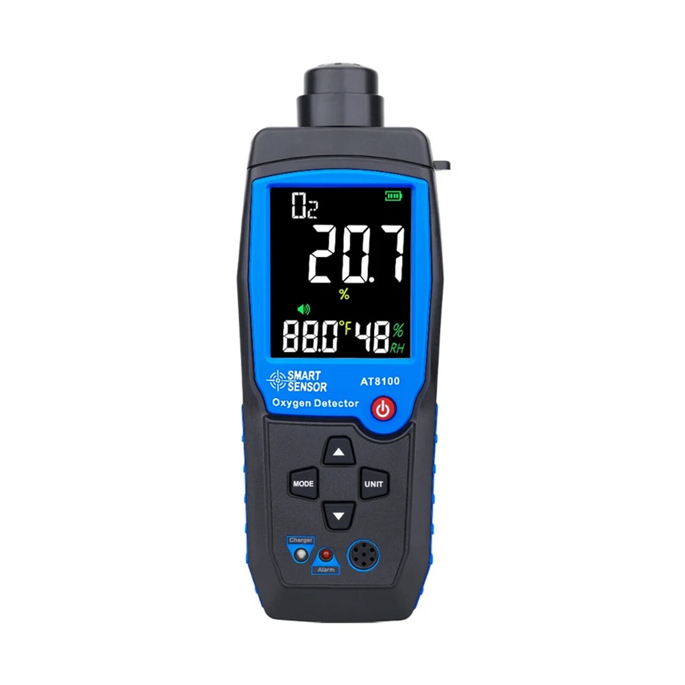 Smart Oxygen Detector Handheld Oxygen O2 Concentration Analyzer Tester Alarm