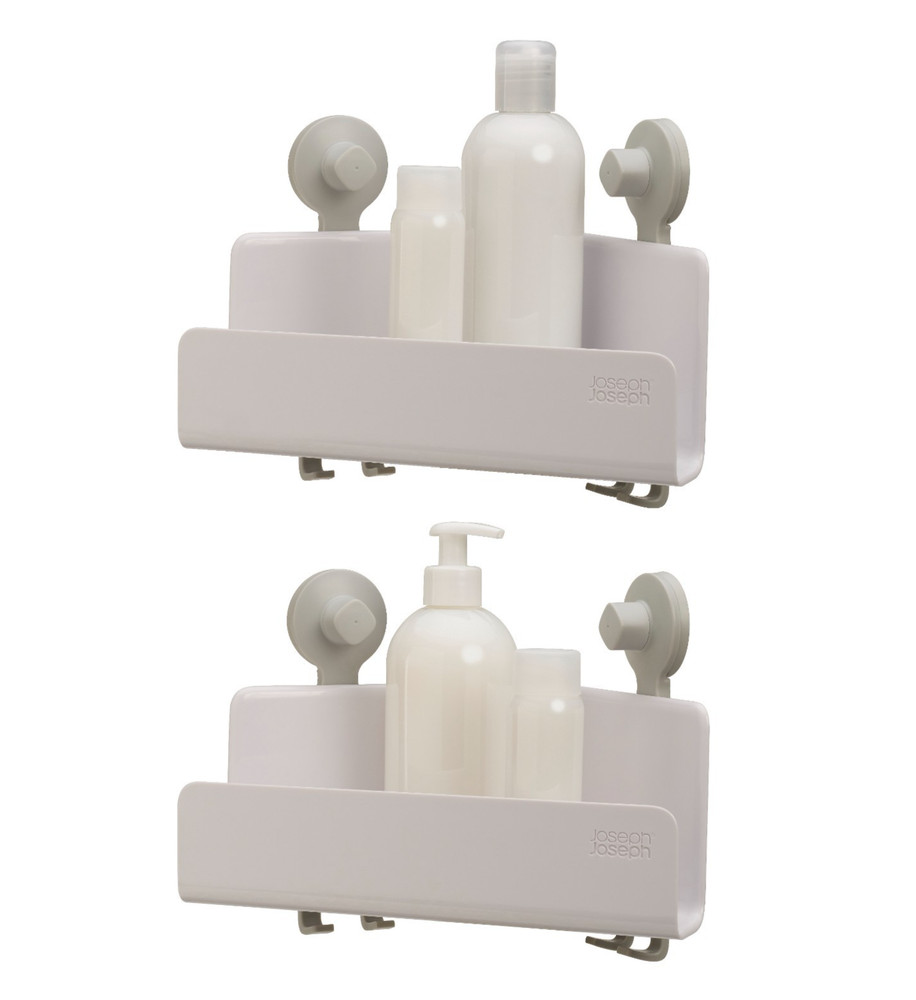 EasyStore 2-piece Corner Shower Caddy Set