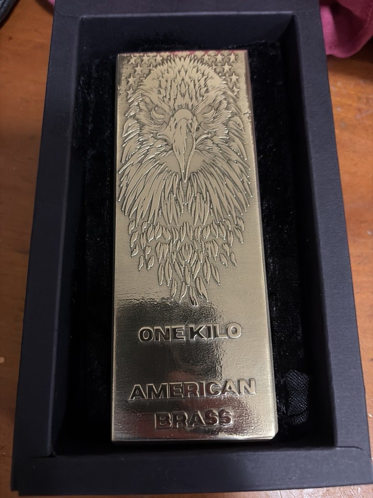 Brass Bar Ingot American eagle