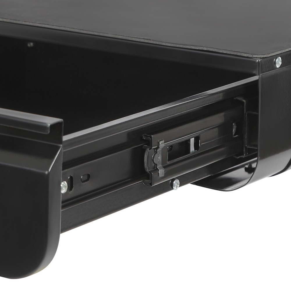 11.5 × 14.3in Lockable Under Desk Pull-Out Sliding Storage Drawer