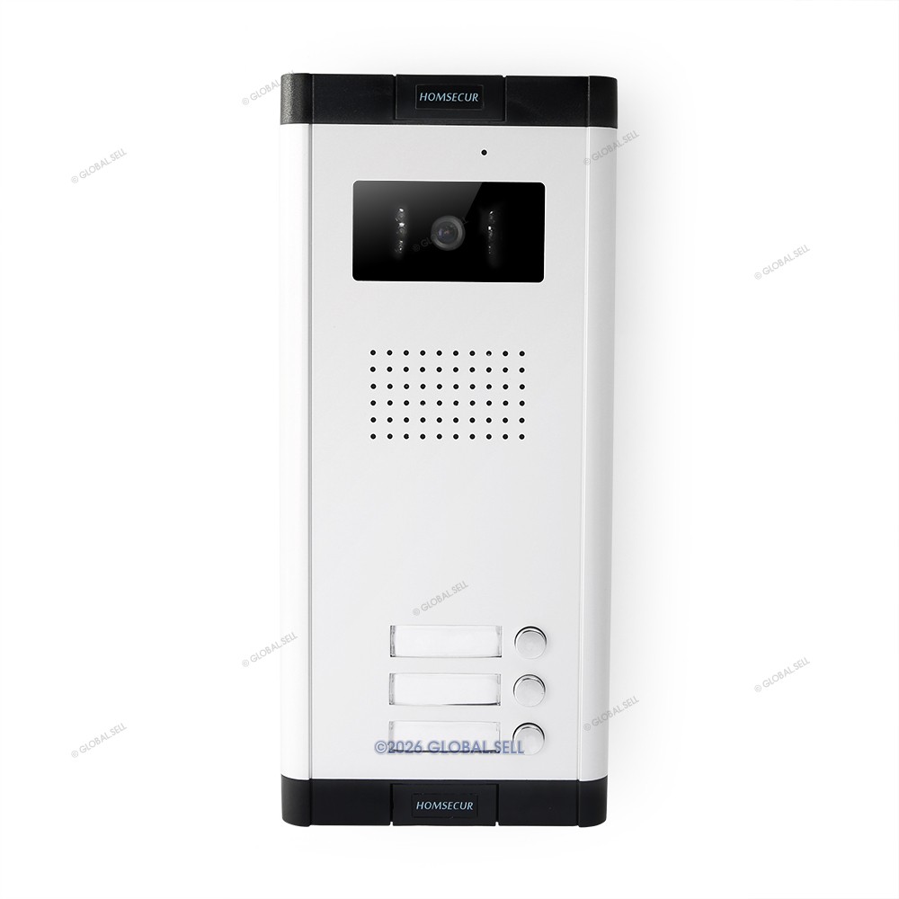 Apartment Intercom System Outdoor Camera 3 Call Button IR Night Version US Stock