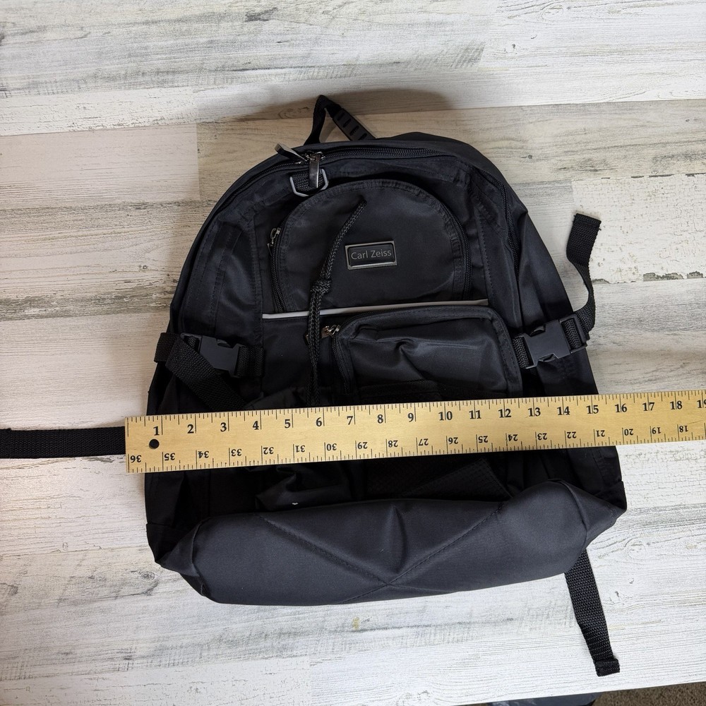 Original Carl Zeiss branded black backpack