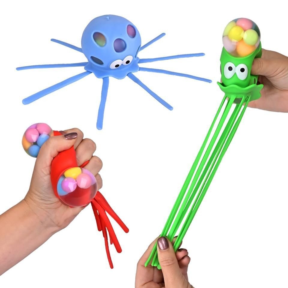 Squishy Octopus 3 Pack Stress Balls
