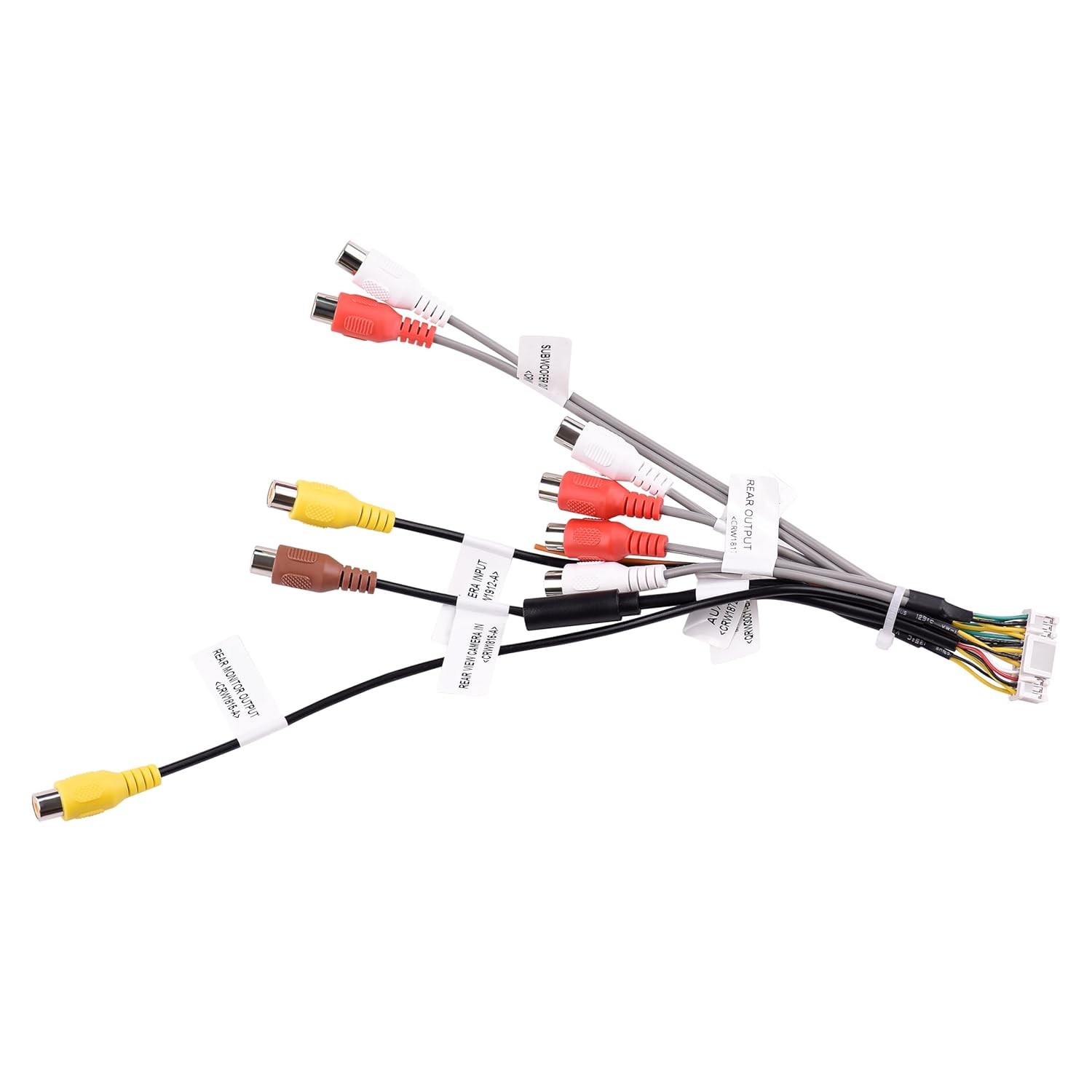 1x RCA Harness For Pioneer DMH-W4660NEX DMH-WT7600NEX DMH-WT76NEX DMH-WT8600NEX