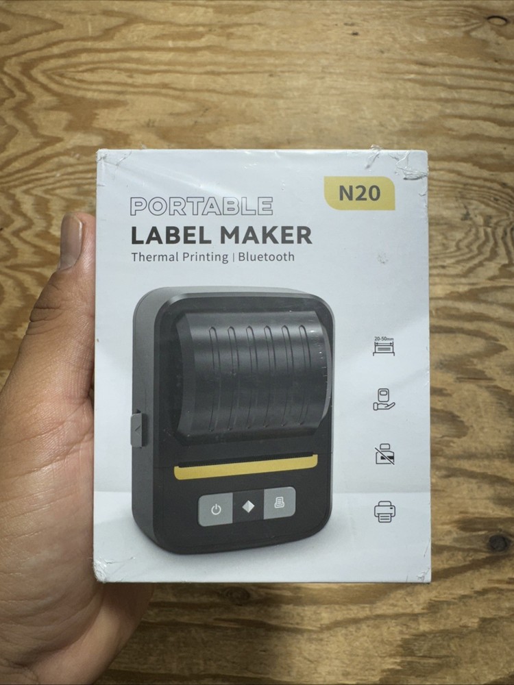 Portable Label Maker Bluetooth Thermal Label Printer N20