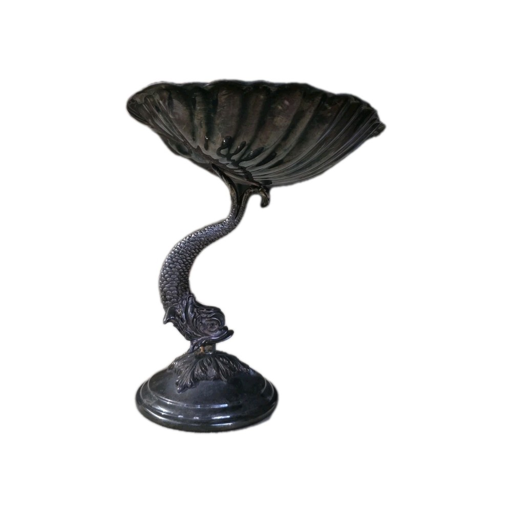 Reed & Barton 669 Silver Plate Koi Candy Dish